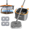 Mop and Bucket Set Spin Mop with Separate Dirty Water System