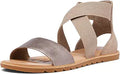 Sorel Ella II Sandals - Lightweight Leather Flat Sandal