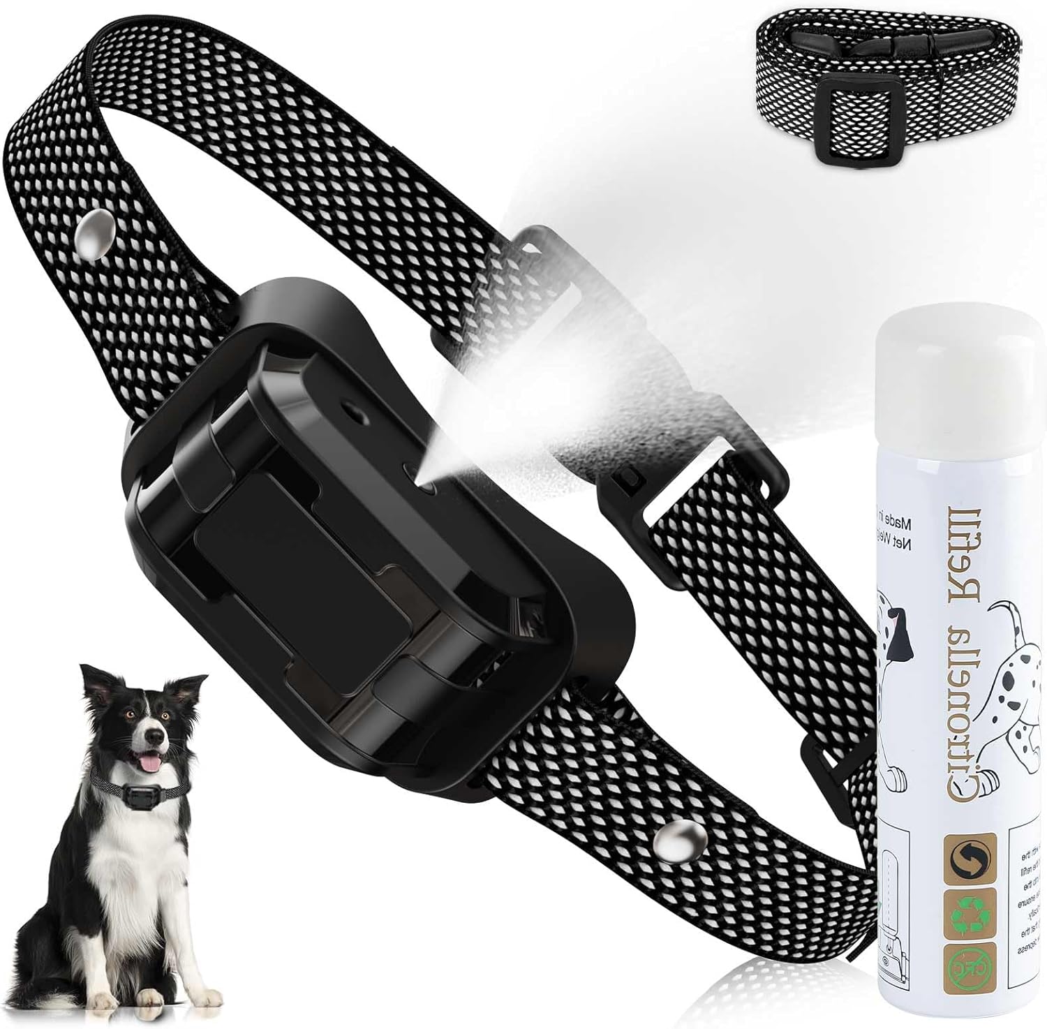 Citronella Bark Collar for Small, Medium & Large Dogs - Adjustable