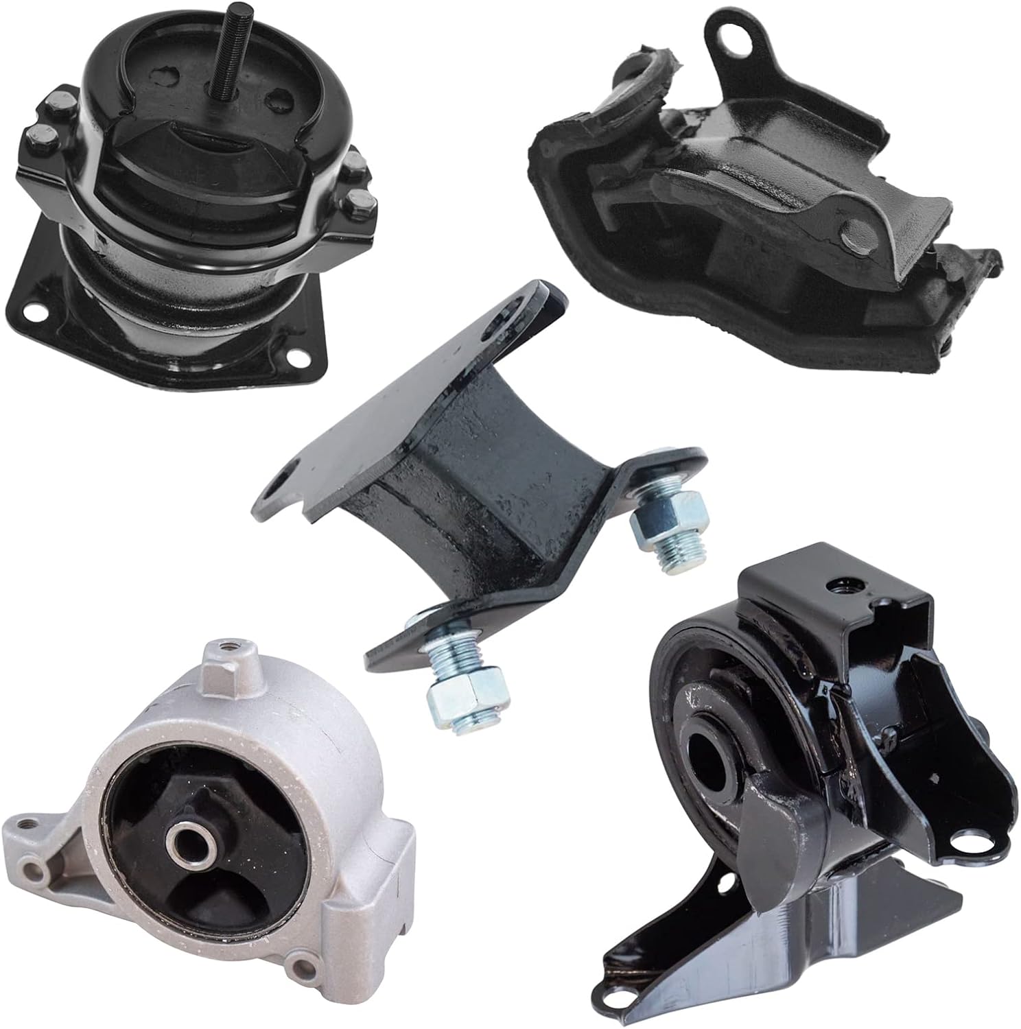 TRQ Engine & Transmission Mount Kit for Honda Pilot Vehicles