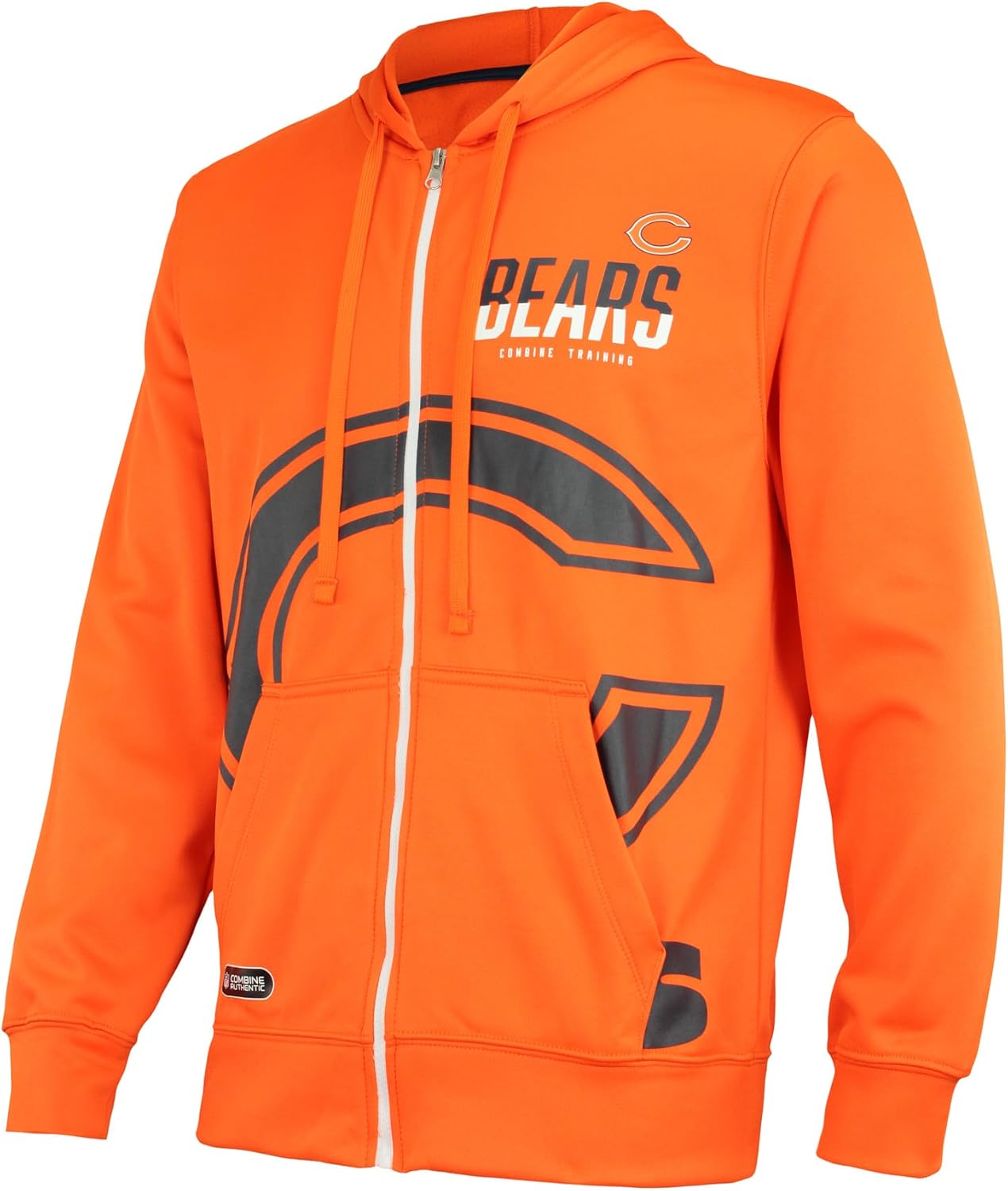Outerstuff NFL Men's Drill Team Colors Full Zip Performance Hoodie