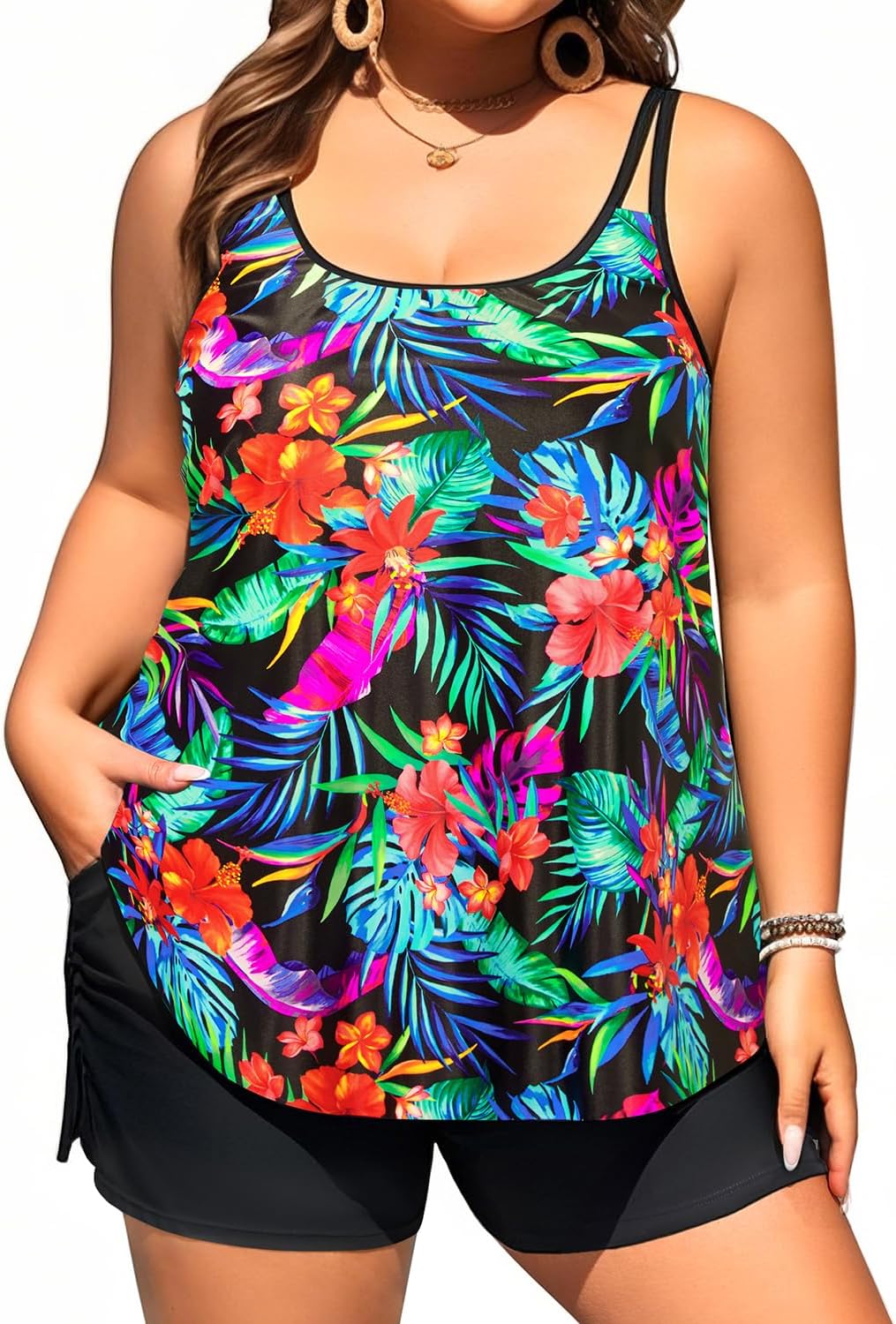 Tempt Me Plus Size Tankini Swimsuits for Stylish Water Adventures
