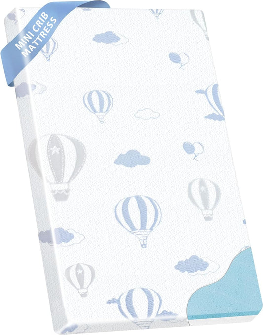 Pack and Play Mattress Pad for Baby with Soft Memory Foam