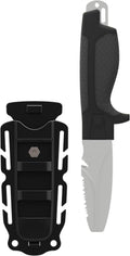 GEAR AID Tanu Dive and Rescue Knife with Sheath - Blunt Tip Utility