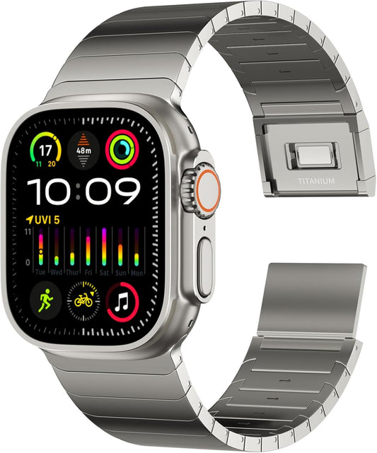 Titanium Band for Apple Watch 22mm - DLC Coating