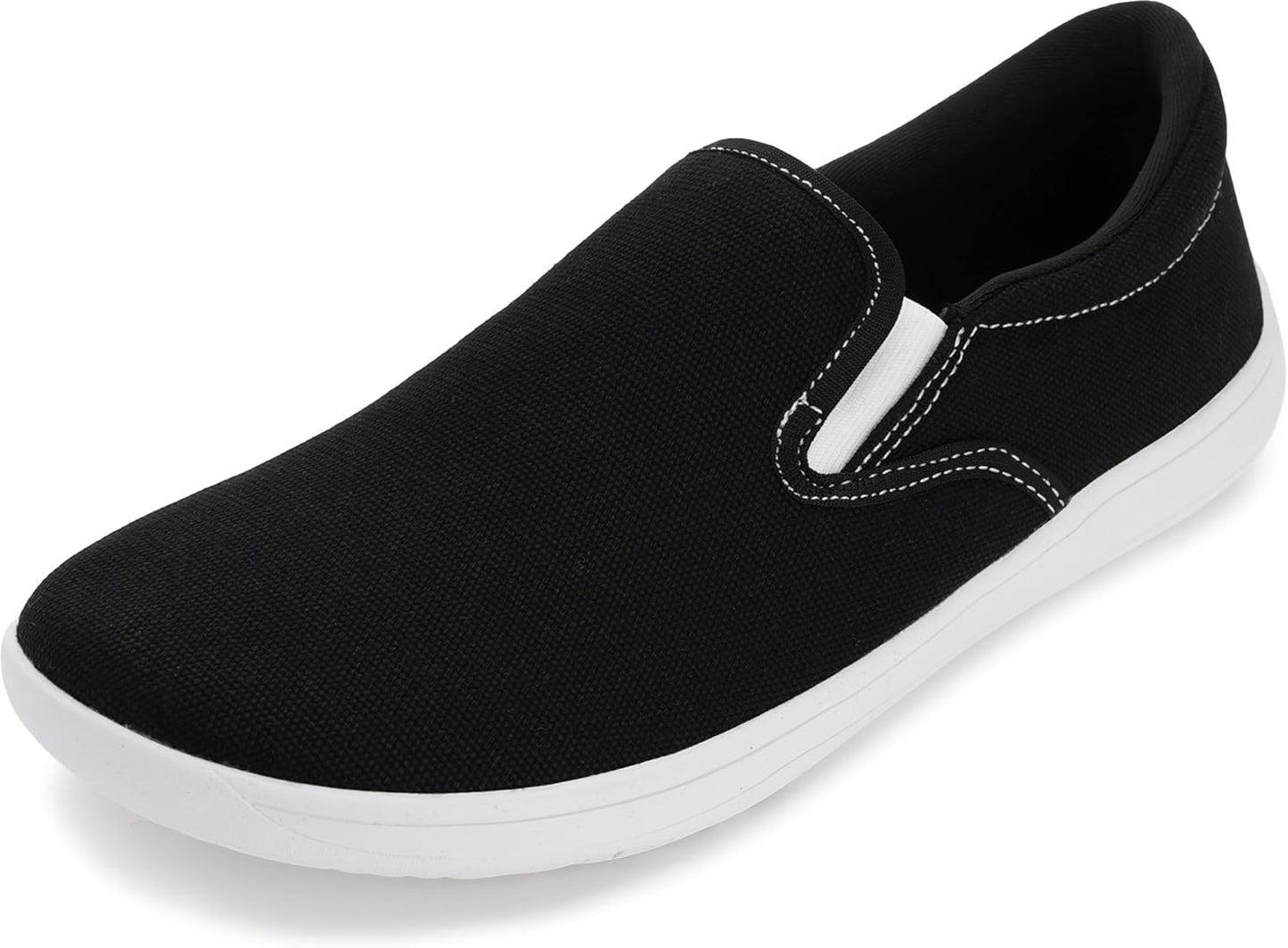 WHITIN Men's Wide Toe Box Slip on Barefoot Shoes for Comfort