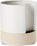 Nihow Self Watering Plant Pot 8 in Ceramic Planter - Water Storage