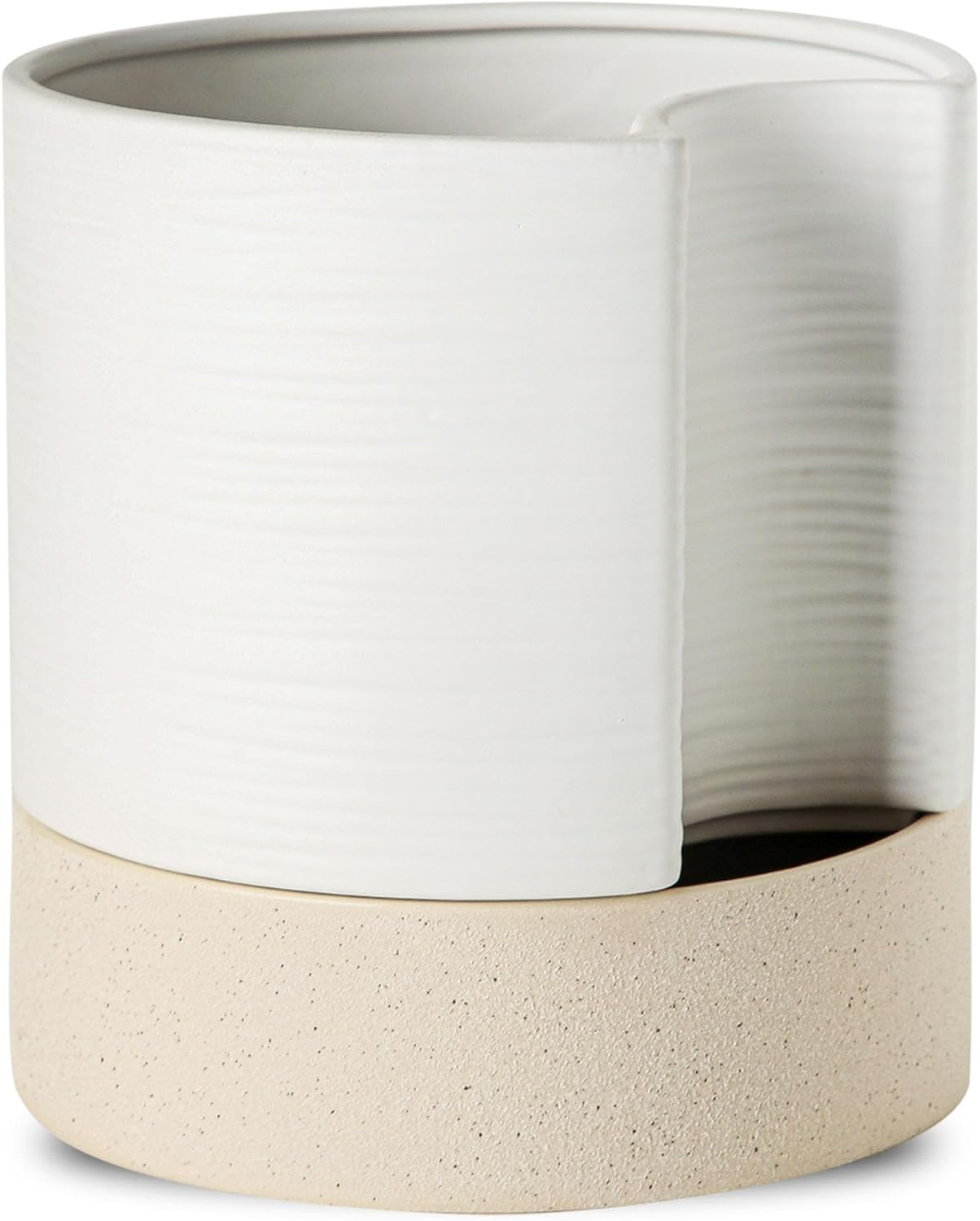 Nihow Self Watering Plant Pot: 8 Inch Ceramic Planter for Indoor