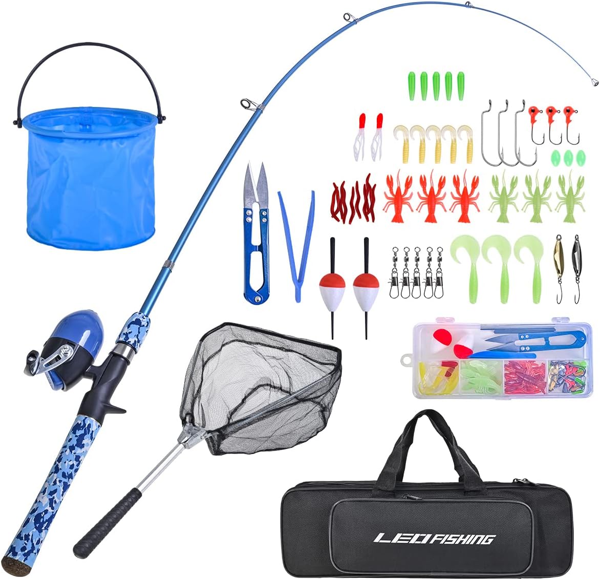Explore with Ease: LEOFISHING Kids Fishing Set