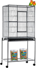 54in Large Wrought Iron Flight Cage for Parakeets and Canaries