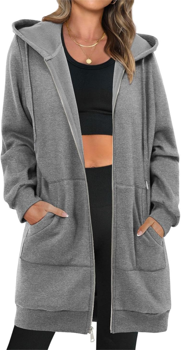 StunShow Women's Zip Up Hoodies for Casual Fall Style