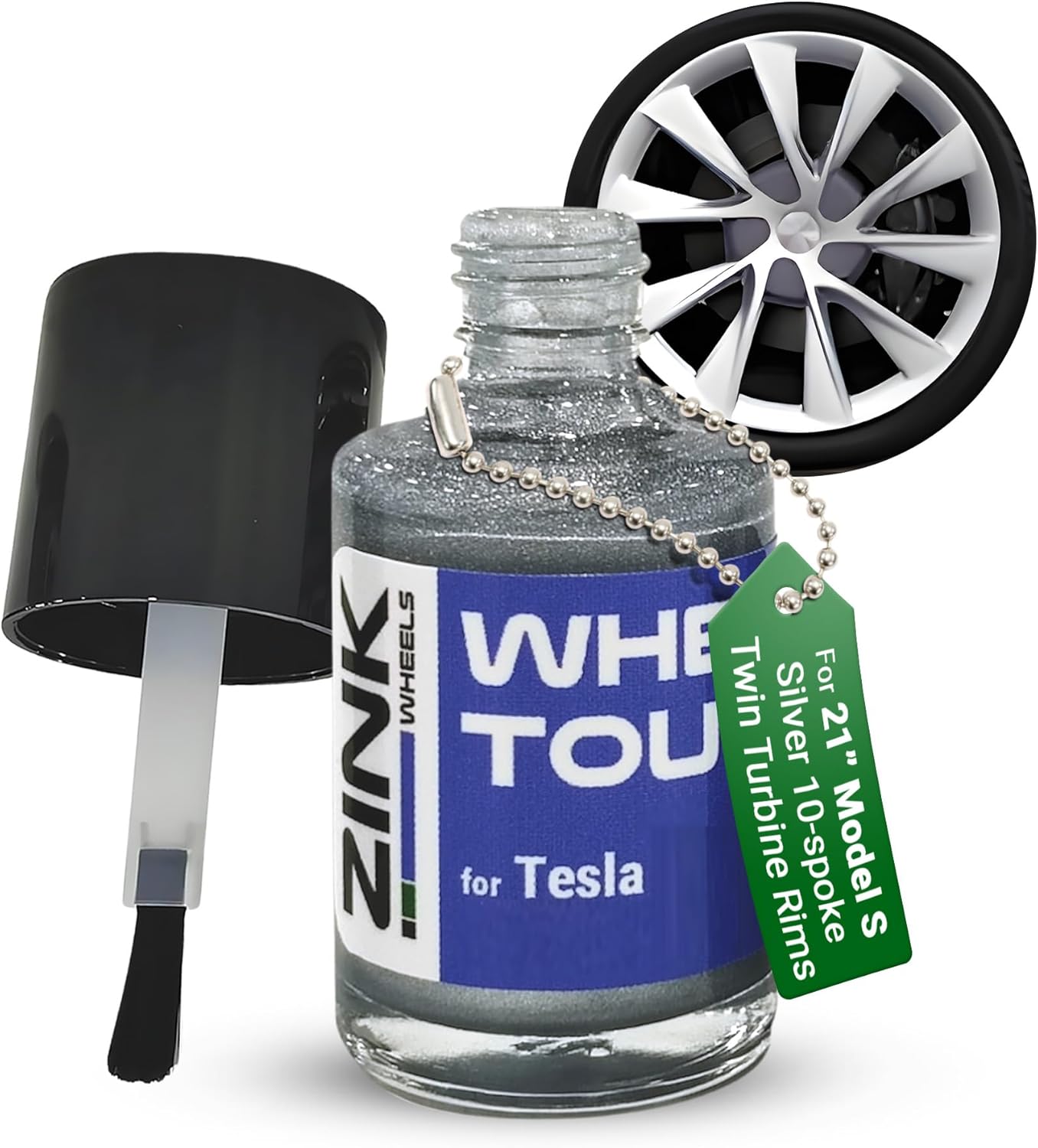 Premium Tesla Wheel Touch Up Paint for Model S 21-inch Rims