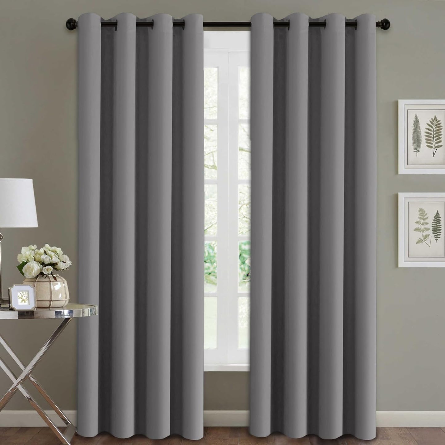 H.VERSAILTEX Blackout Room Darkening Curtains for Home Decor