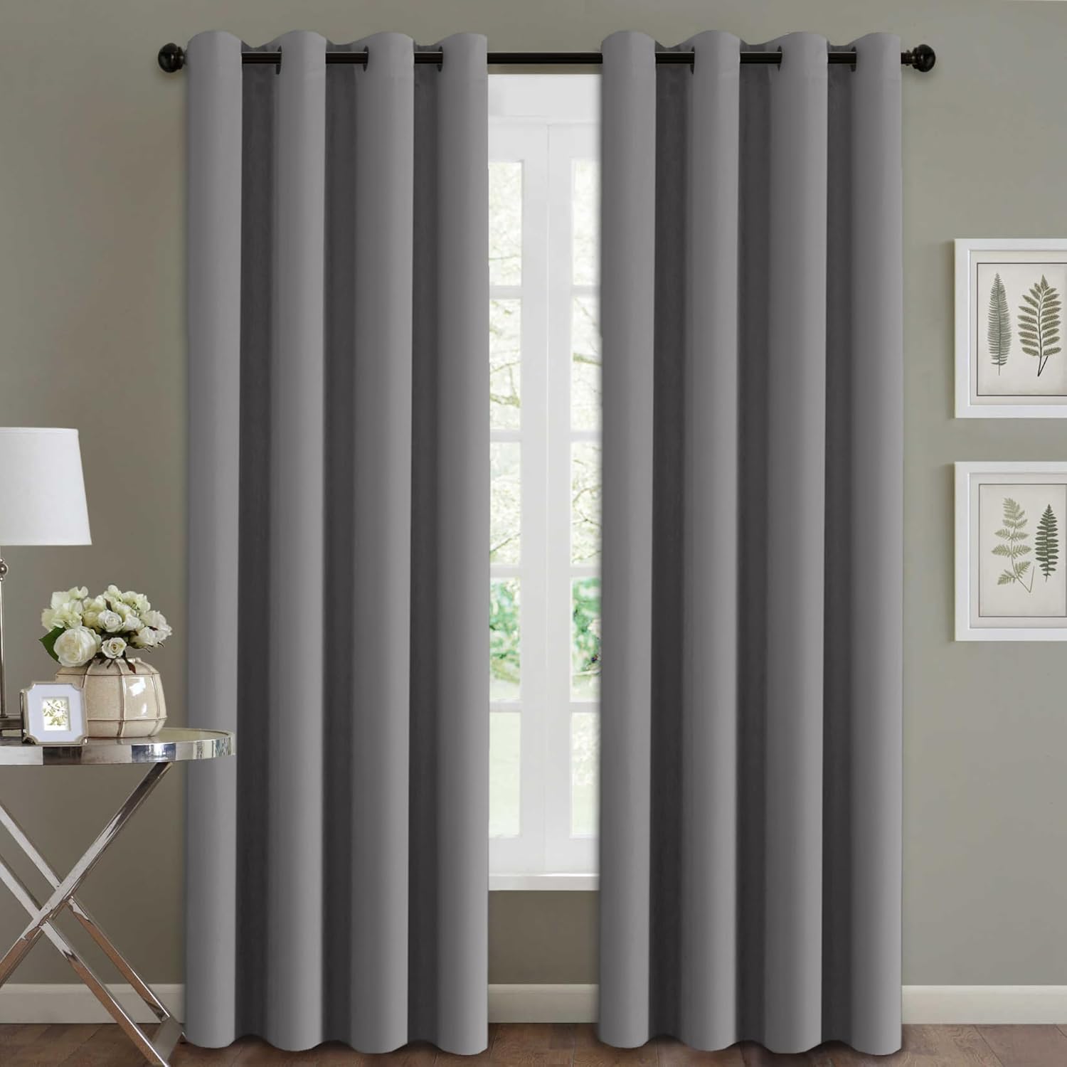H.VERSAILTEX Blackout Room Darkening Curtains for Home Decor