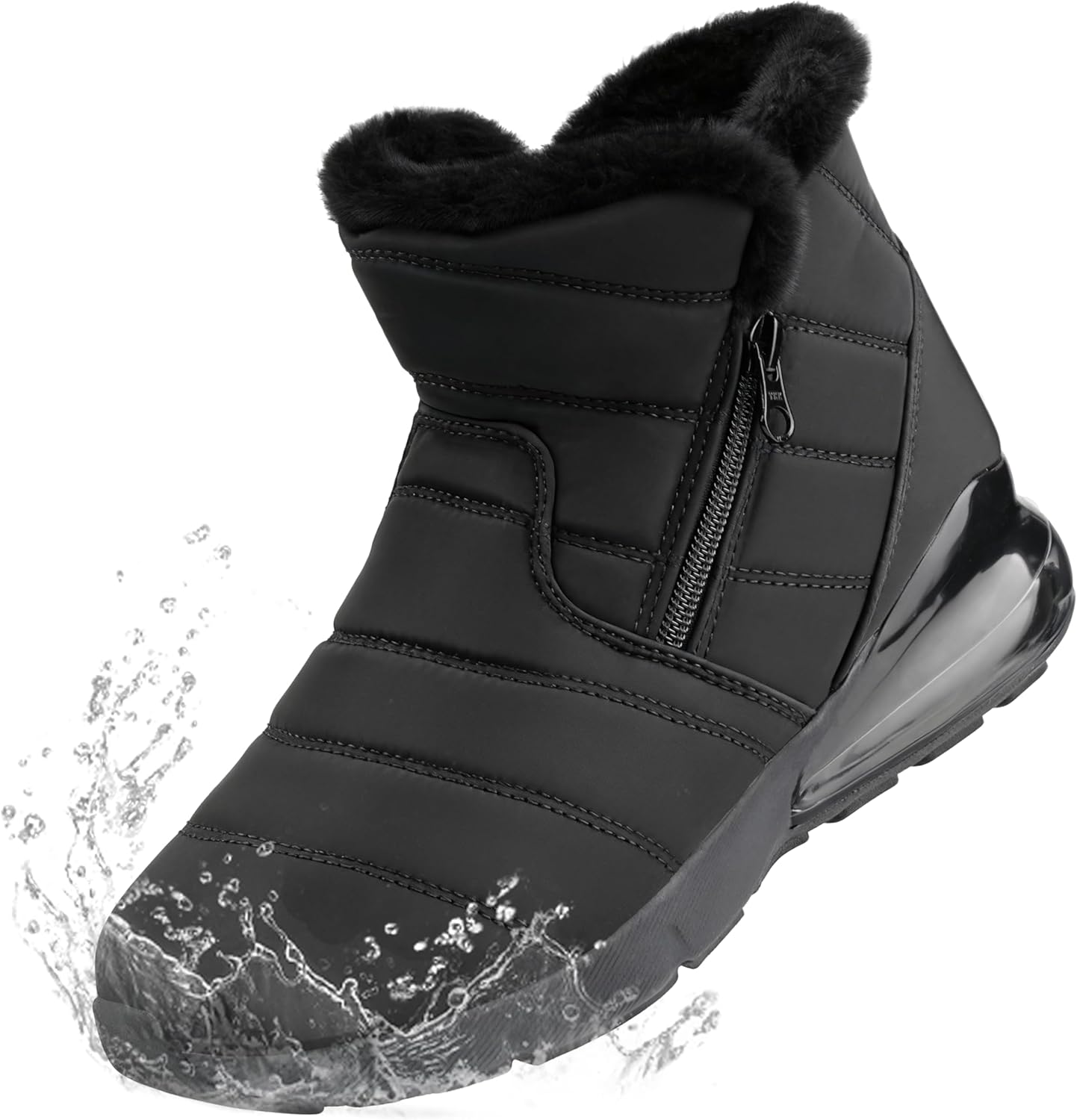 Men's Winter Waterproof Snow Boots for Cold Weather Comfort