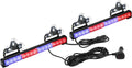 Red/Blue 2x16.8 in Emergency Flashing LED Traffic Advisor - High