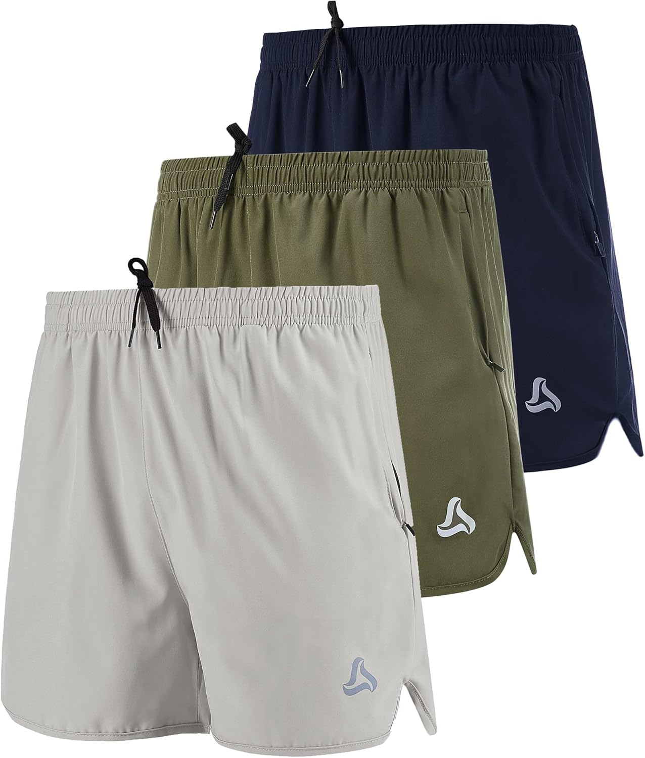 SILKWORLD Men's Running Stretch Quick Dry Shorts for Active Life