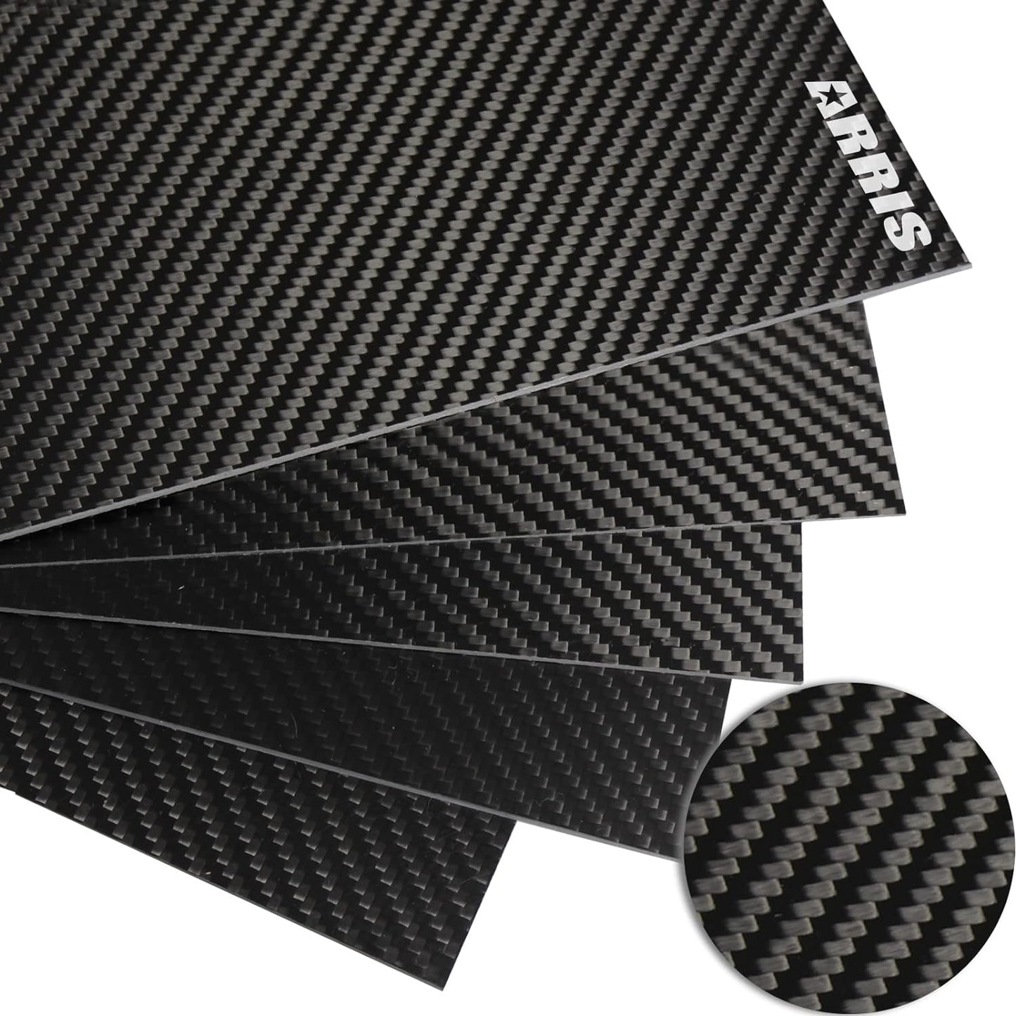 ARRIS 300x400mm Carbon Fiber Sheet for DIY and More