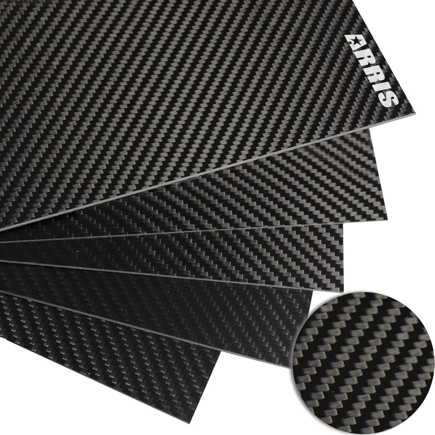 ARRIS 3K Carbon Fiber Sheet for DIY Projects and More