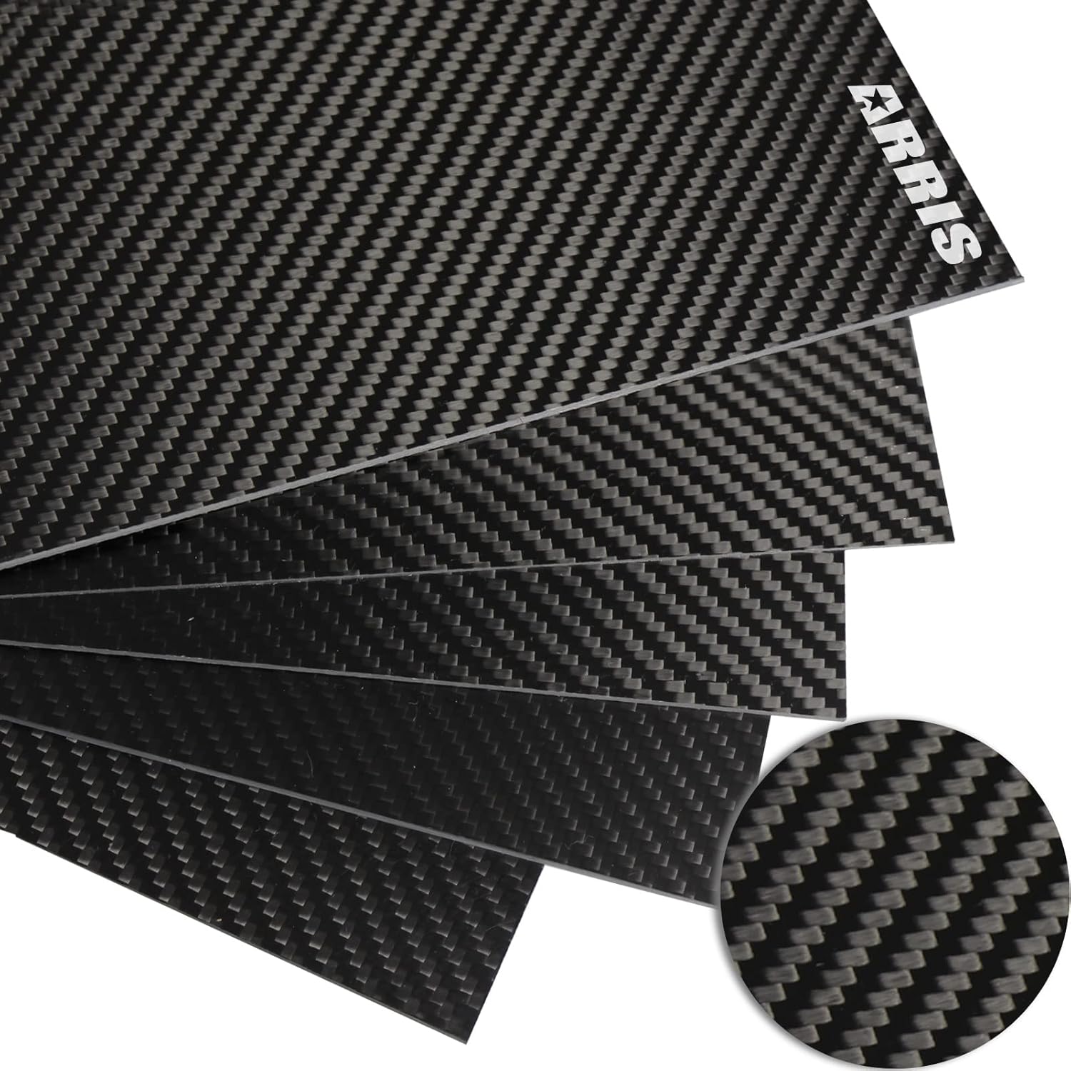 ARRIS 3K Carbon Fiber Sheet for DIY Projects and More