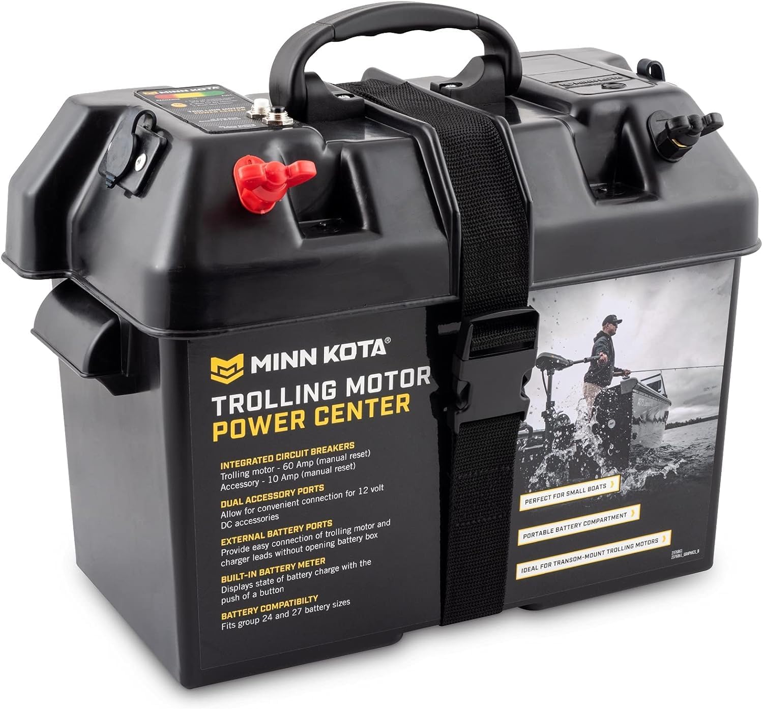 Minn Kota Marine Battery Box Power Center for Trolling Motors
