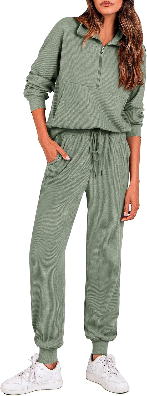 PRETTYGARDEN Women's Fall 2 Piece Lounge Set for Cozy Style