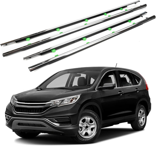 Door Window Trim Seal Weather Stripping Kit for Honda CRV 2012-2016
