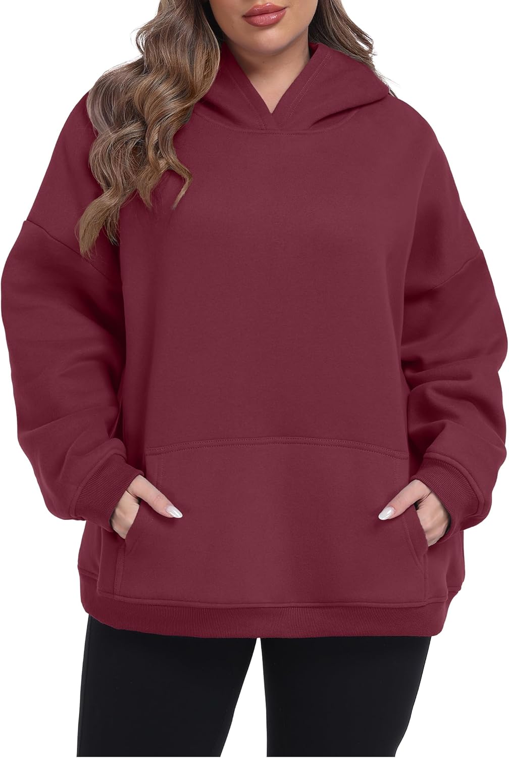 Cozy Plus Size Hoodies for Women - Fleece-Lined Sweatshirts
