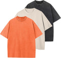 Men's Oversized Cotton T-Shirt Vintage Wash - Soft Loose Fit