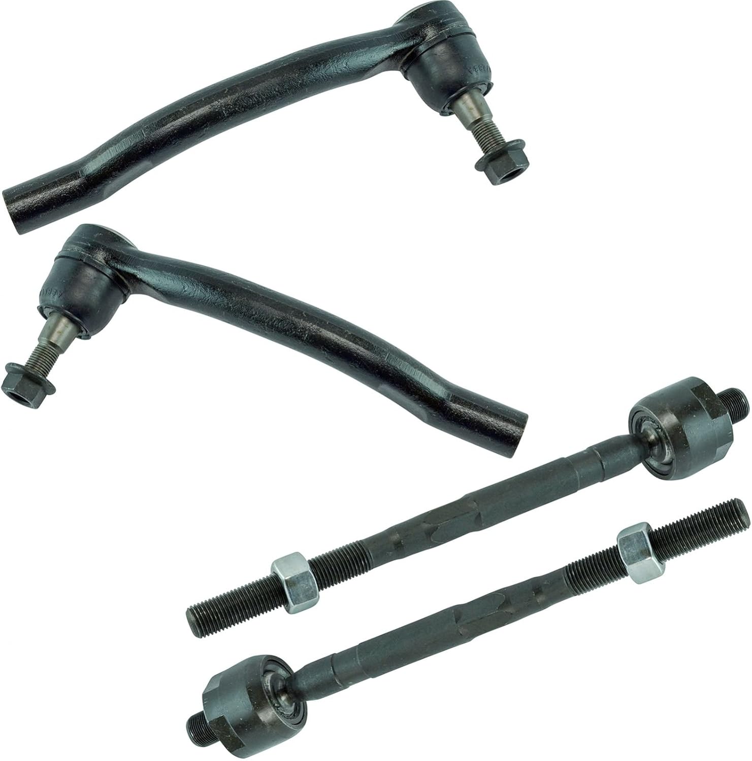 TRQ Front Tie Rod Set for 2009-2014 Nissan Murano - Direct Fit