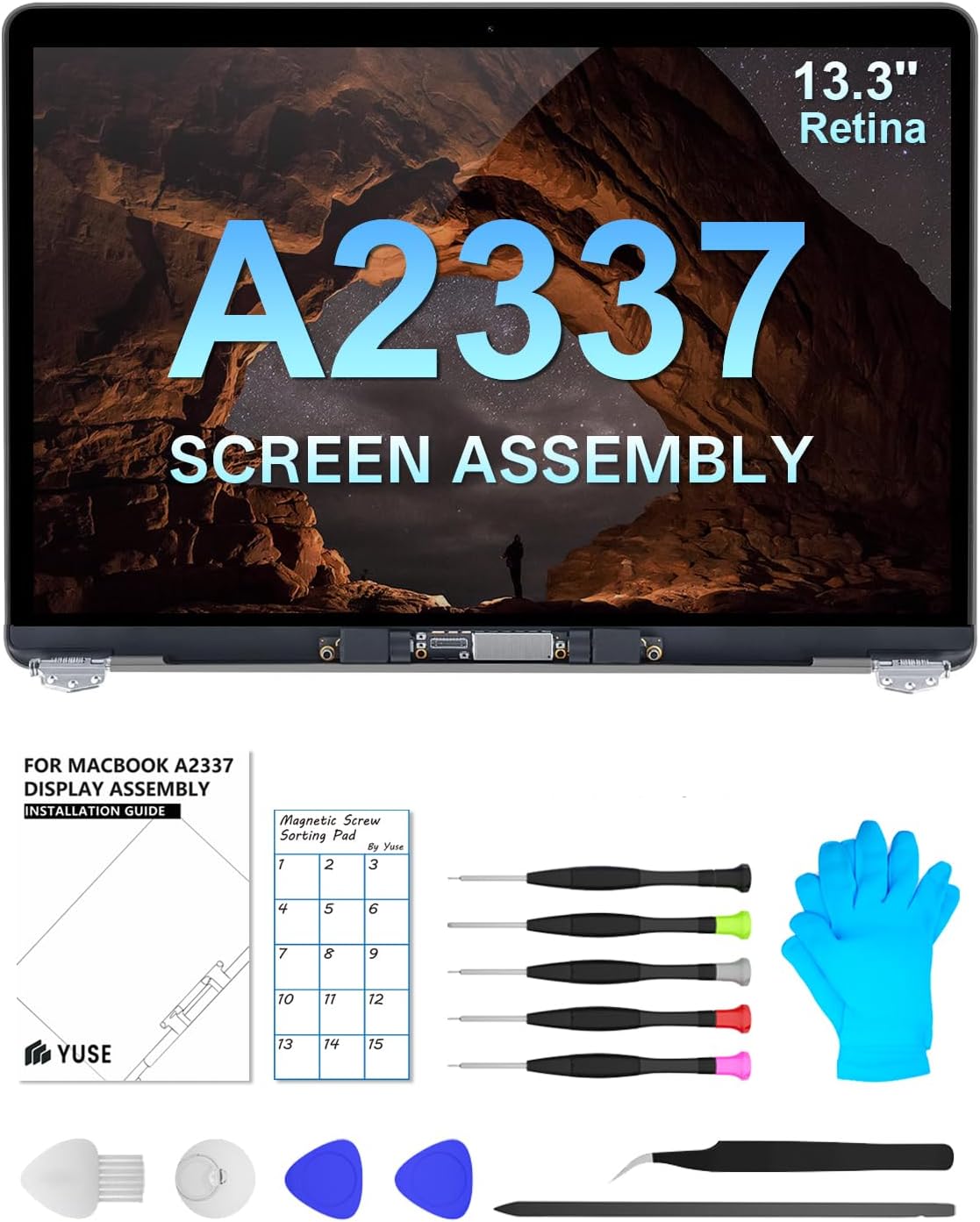 Replacement Screen 13.3in for MacBook Air M1 2020 - Full LCD