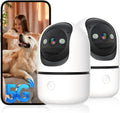 Security Cameras Indoor 2K WiFi 360 PTZ Camera - 2Pack