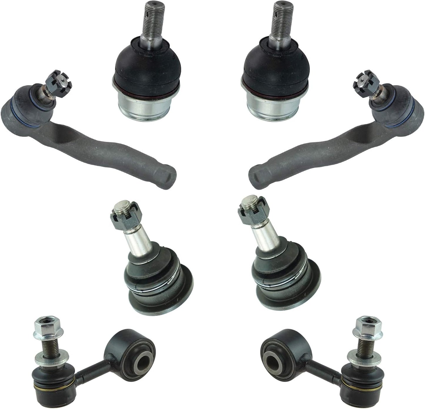 TRQ Front Steering & Suspension Kit for Toyota Sequoia & Tundra