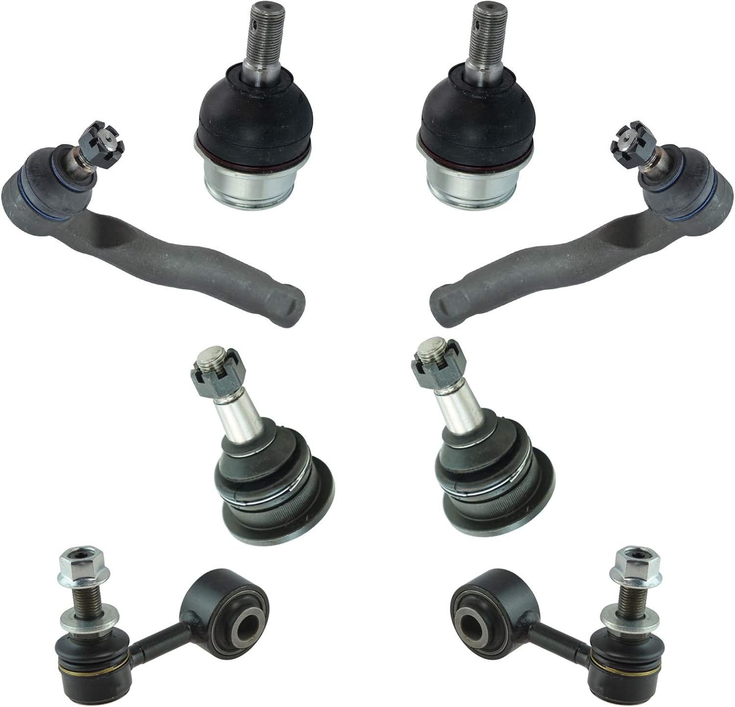TRQ Front Steering & Suspension Kit for Toyota Sequoia & Tundra