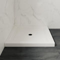 34 in. W x 32 in. D Shower Base Pan Square - Center Drain, Reversible