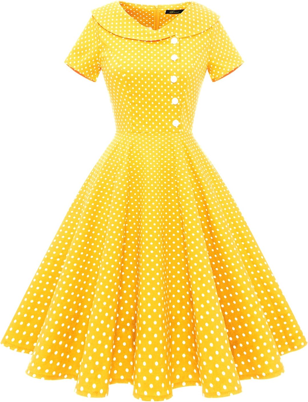Wedtrend Women's 1950s Vintage Audrey Hepburn Style Dress