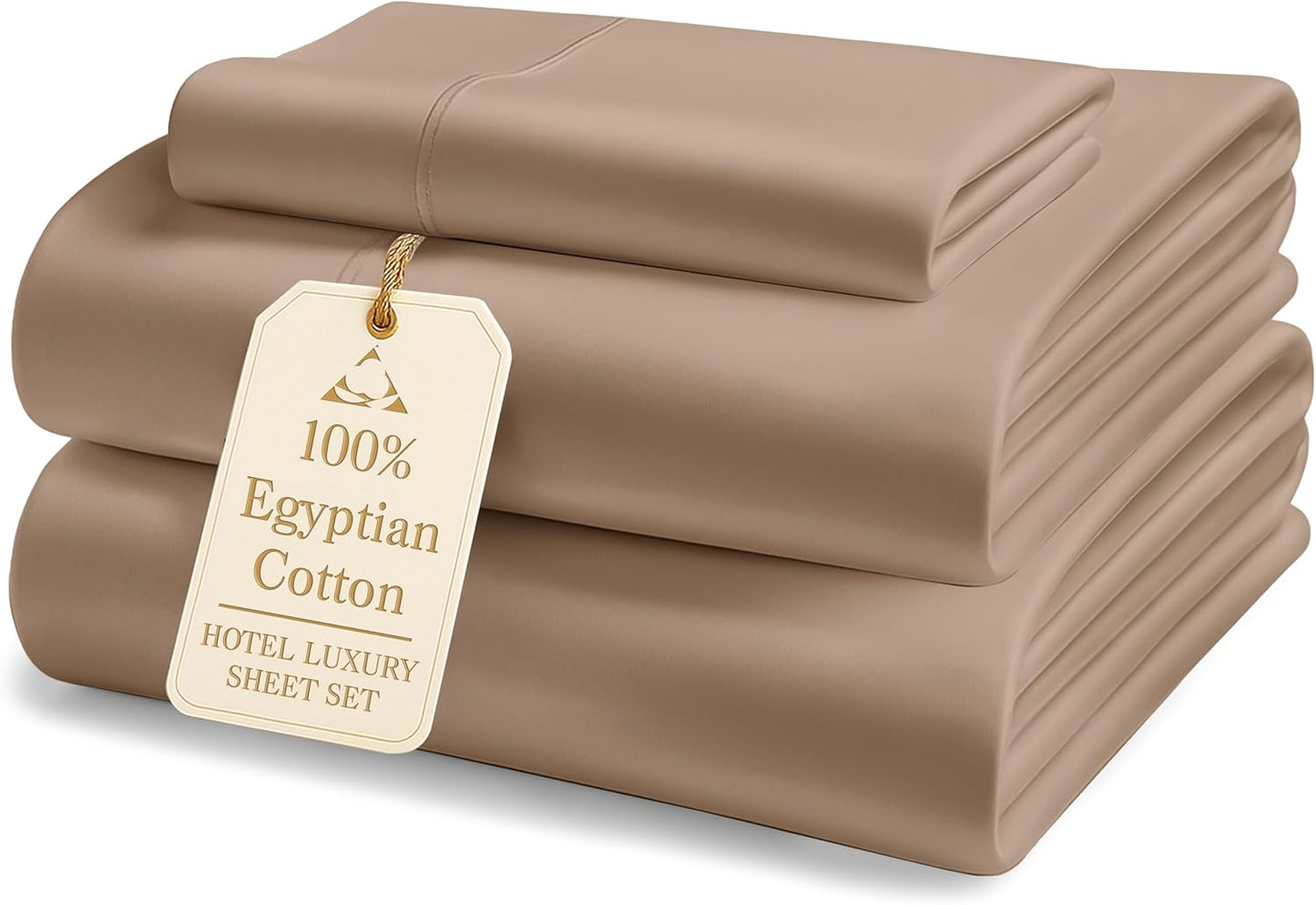 100% Egyptian Cotton Twin Size Bed Set for Luxurious Comfort