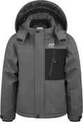Boys Waterproof Ski Coat - Windproof Snow Jacket (Style MPDW)