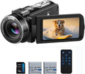 1080P Vlogging Camcorder: IR Night Vision, 3.0 Inch Screen, 18X Zoom