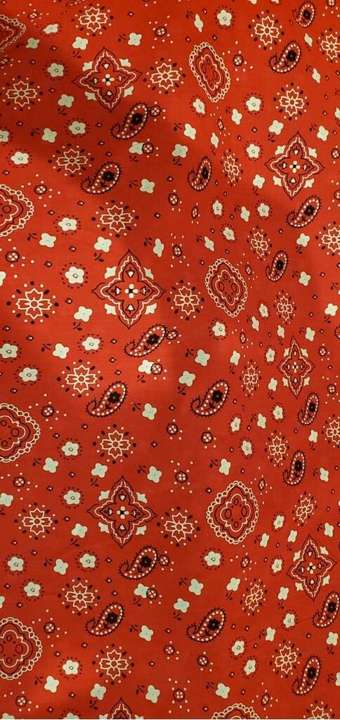 Sedona Designz Bandana Print Poly Cotton Fabric for Crafts