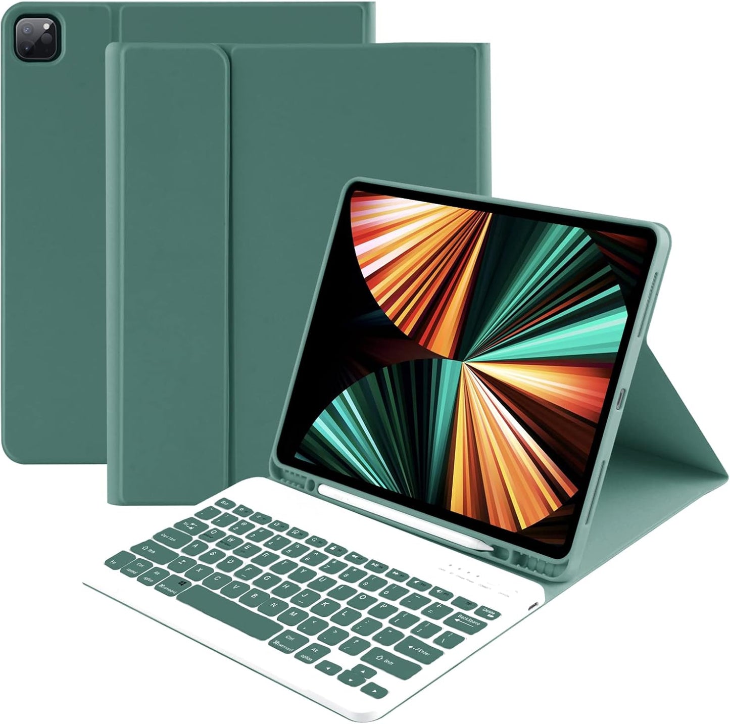 Compatible iPad Air 13 inch Case with Wireless Keyboard and Holder