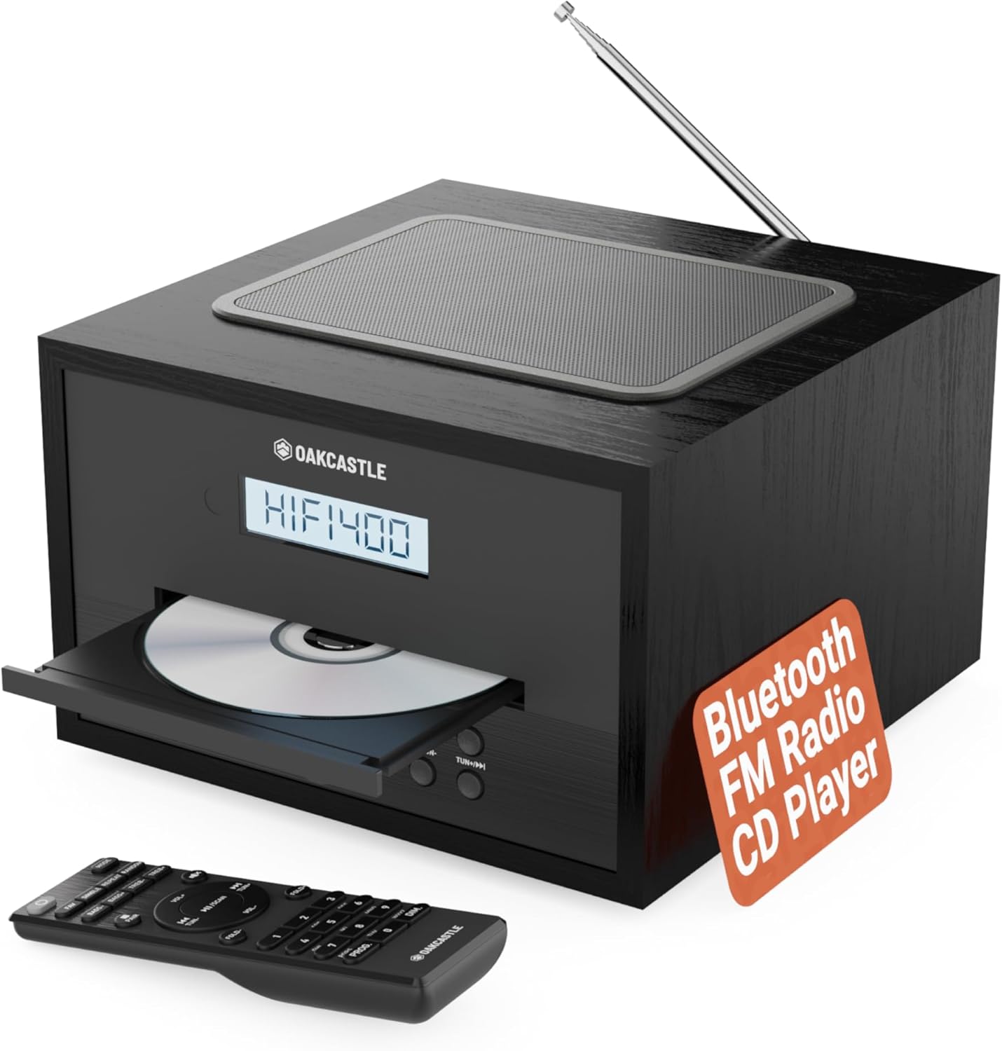 Home Stereo System with CD Player and Bluetooth for Music Lovers