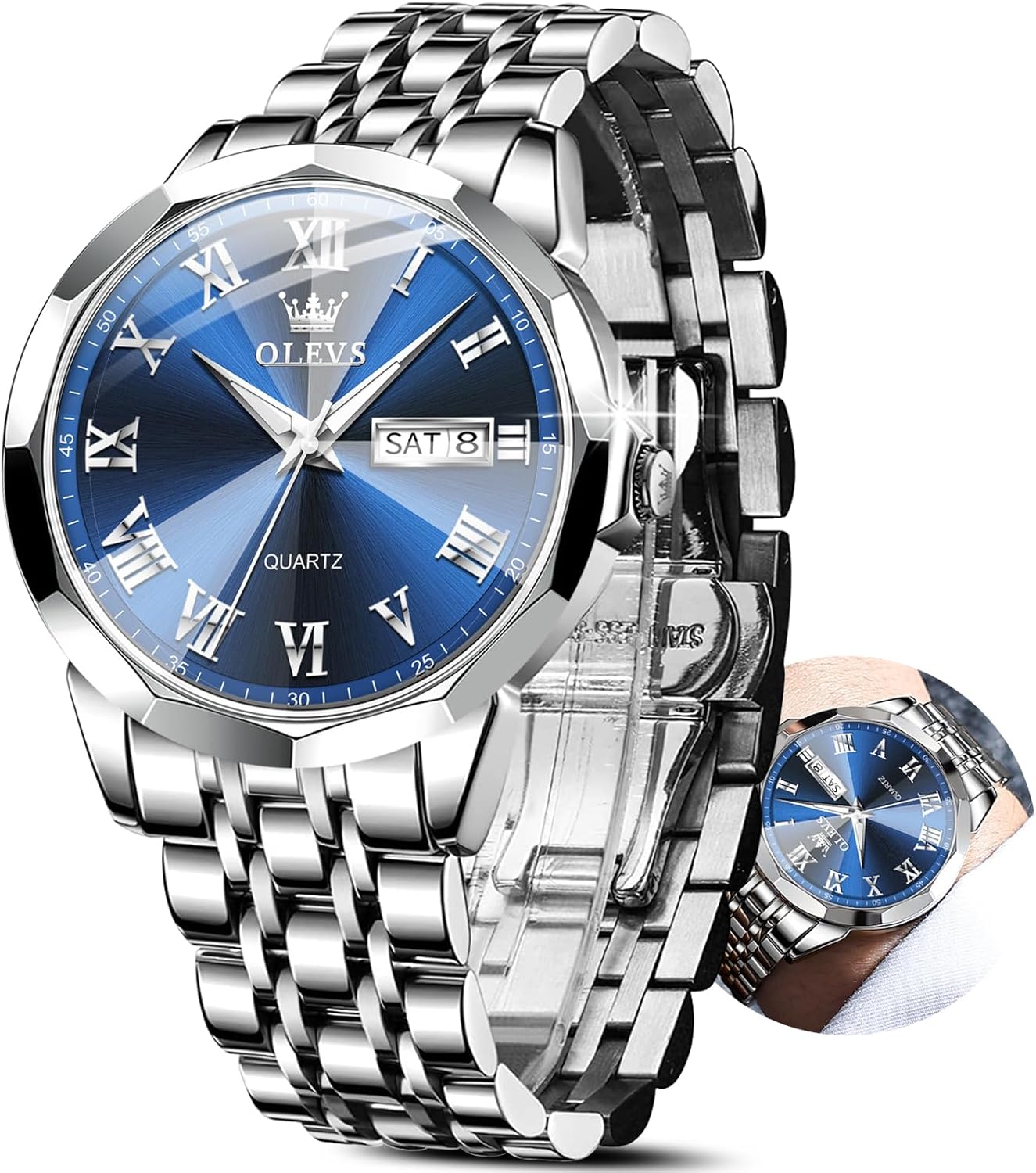 OLEVS Classic Men Watches with Date - Stylish and Durable