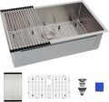 30 Inch Undermount Kitchen Sink - Durable 16G Stainless Steel