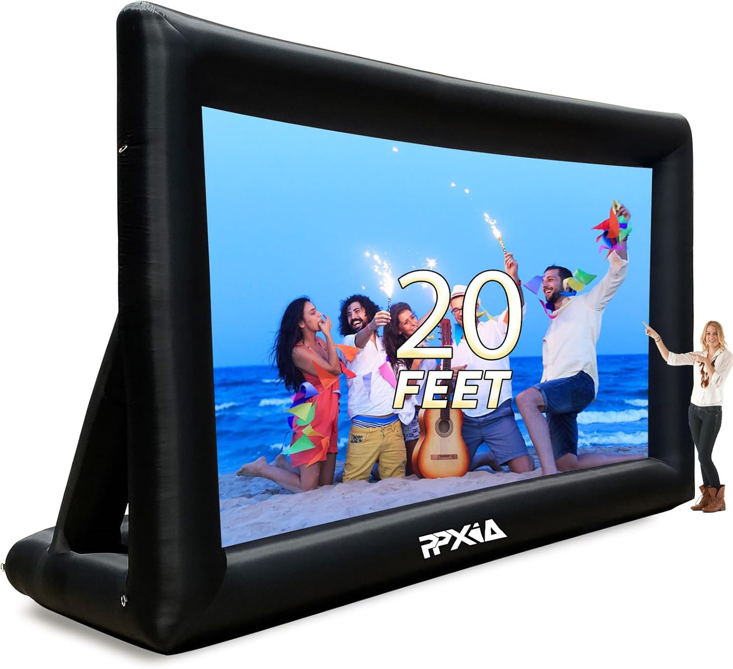 20ft Inflatable Movie Screen - Ultimate Outdoor Cinema Experience!