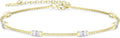 Birthstone Bracelets for Women in Gold-Plated 925 Sterling Silver