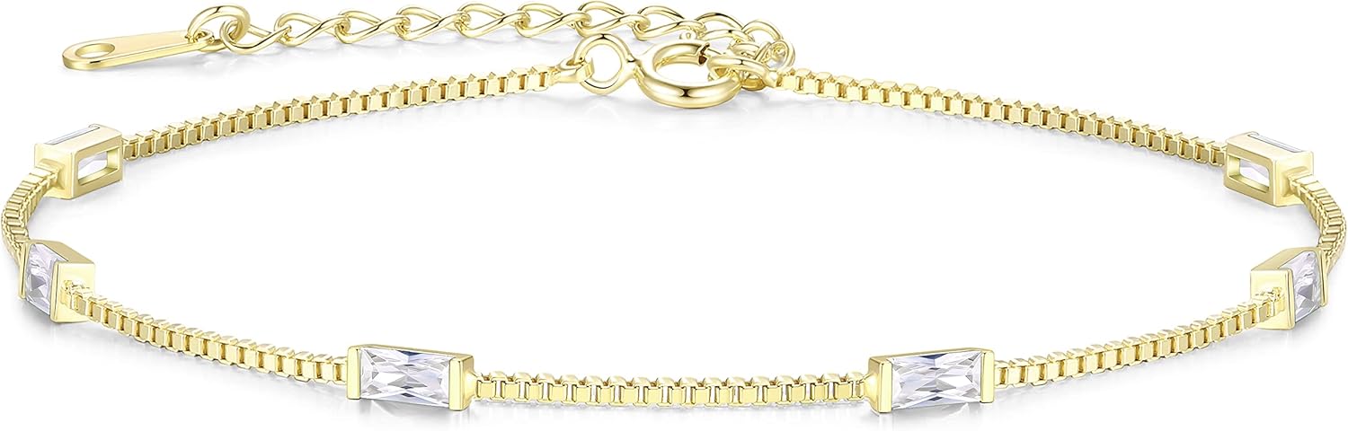 Elegant Birthstone Bracelets for Women in 925 Sterling Silver