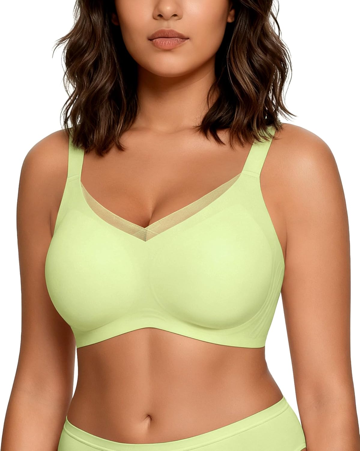 Seamless Mesh Lace Bras for Women with Support and Lift