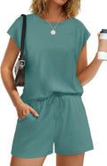 WIHOLL Women's Casual Summer Short Sets for Lounging