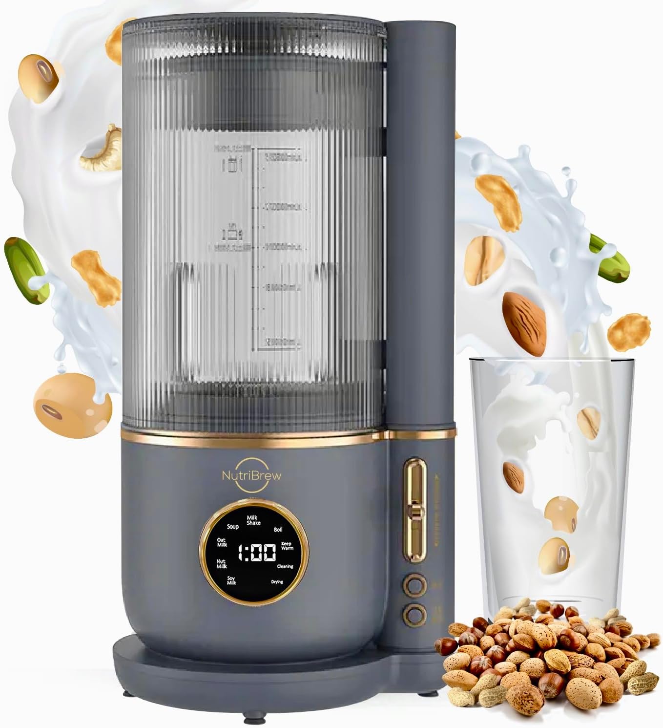 9-in-1 NutraBrew Milk Maker | Easy Plant-Based Bliss